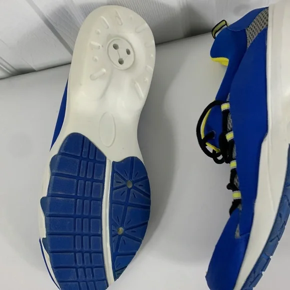 Sand n Sun blue and yellow mens water shoes size 9.5. Has hard bottom - Picture 7 of 7